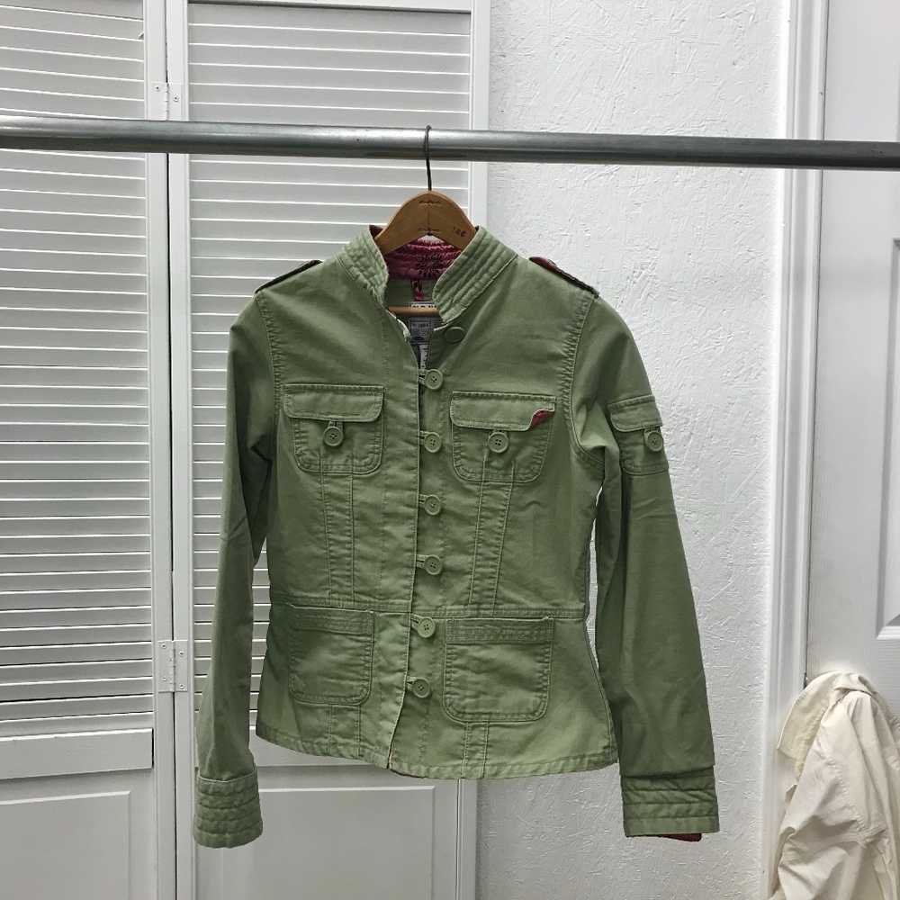 Old Navy Army Green Utility Jacket- Size S